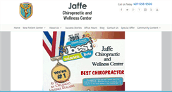 Desktop Screenshot of jaffechiro.com