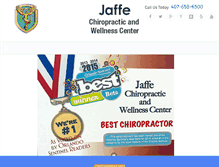 Tablet Screenshot of jaffechiro.com
